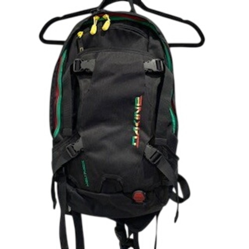 Dakine Heli Pack 11L Backpack Black Rasta Snowboard Ski Carry Daypack 8100700